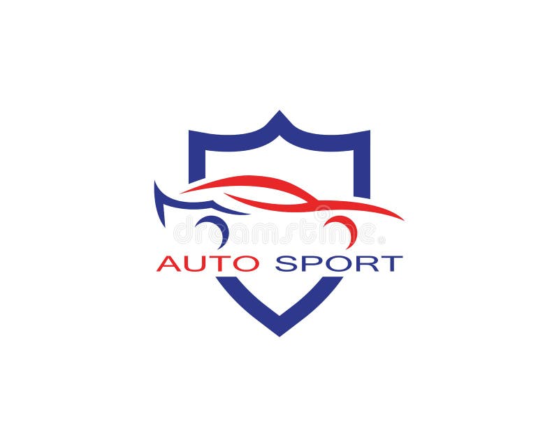 Vettore automatico di progettazione di logo dell'automobile illustrazione vettoriale Vettore automatico di progettazione di logo dell'automobile illustrazione vettoriale