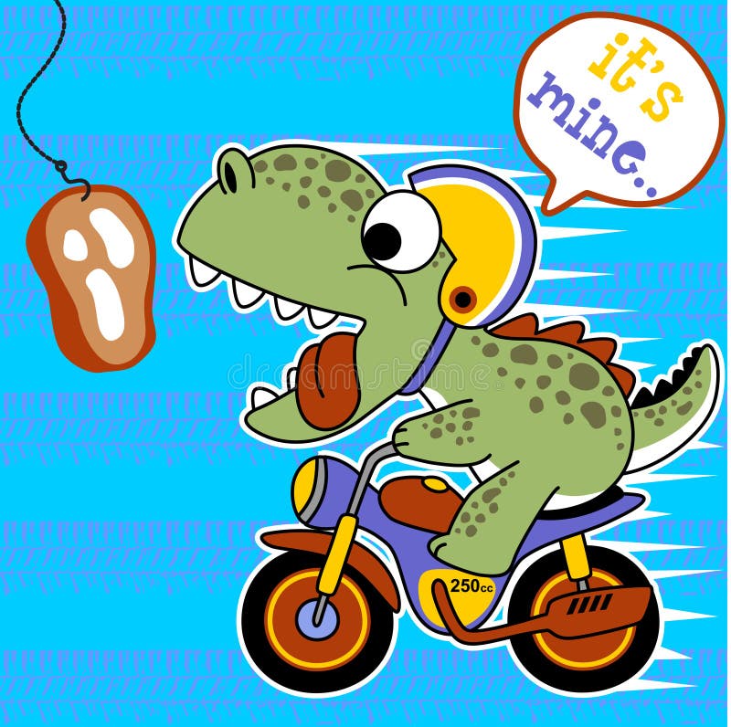 Vettore del fumetto del motociclista illustrazione di stock Vettore del fumetto del motociclista illustrazione di stock
