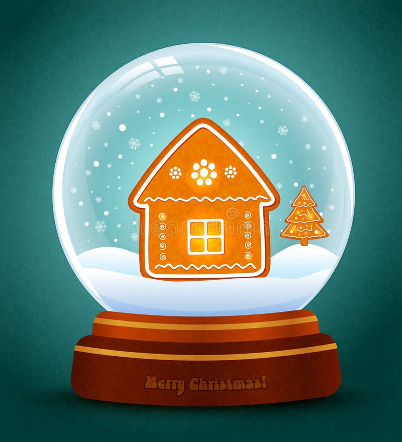 Vettore del globo della neve illustrazione di stock Vettore del globo della neve illustrazione di stock