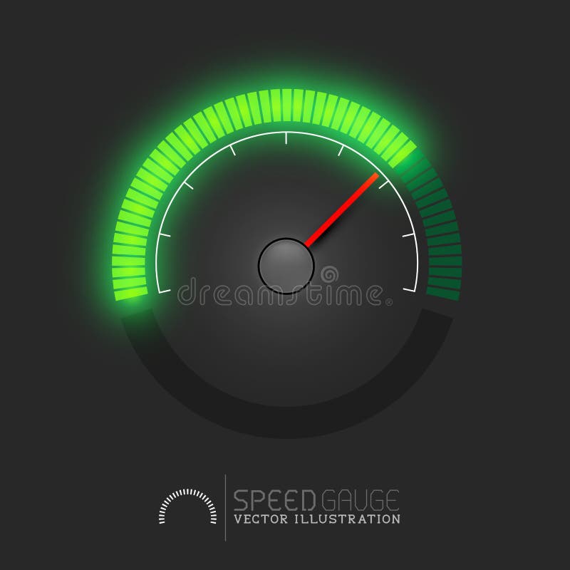 Speed, power and fuel gauge. Vector illustration. Speed, power and fuel gauge. Vector illustration