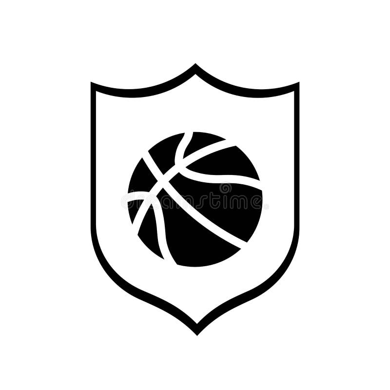 Vettore dell'icona del club di pallacanestro illustrazione di stock Vettore dell'icona del club di pallacanestro illustrazione di stock