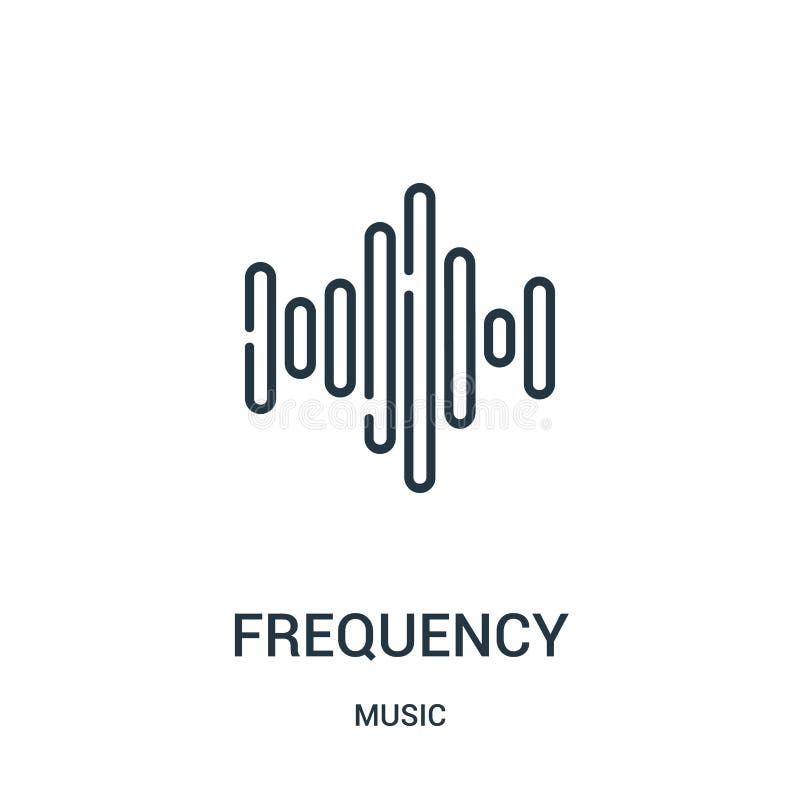 vettore dell'icona di frequenza dalla raccolta di musica Linea sottile illustrazione di vettore dell'icona del profilo di frequen illustrazione vettoriale vettore dell'icona di frequenza dalla raccolta di musica Linea sottile illustrazione di vettore dell'icona del profilo di frequen illustrazione vettoriale