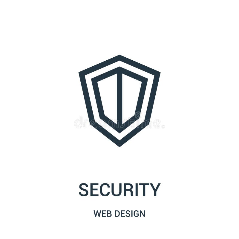 vettore dell'icona di sicurezza dalla raccolta di web design Linea sottile illustrazione di vettore dell'icona del profilo di sic illustrazione di stock vettore dell'icona di sicurezza dalla raccolta di web design Linea sottile illustrazione di vettore dell'icona del profilo di sic illustrazione di stock