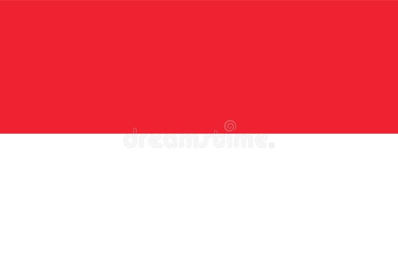 Vettore della bandiera dell'Indonesia Illustrazione della bandiera dell'Indonesia royalty illustrazione gratis Vettore della bandiera dell'Indonesia Illustrazione della bandiera dell'Indonesia royalty illustrazione gratis