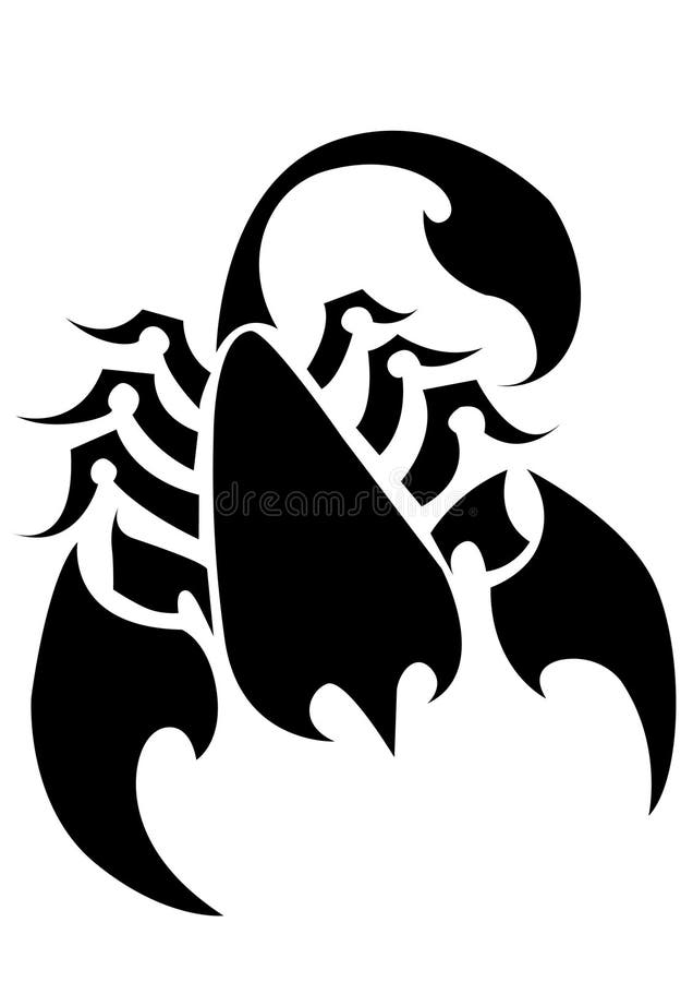 Vettore dello scorpione illustrazione di stock