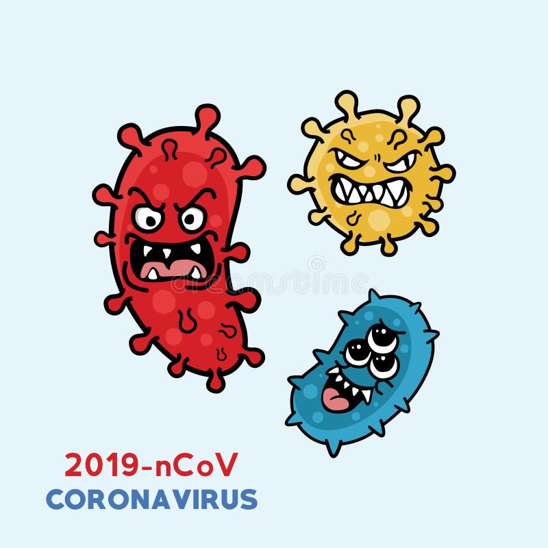 Vettore di illustrazione del virus corona pericoloso