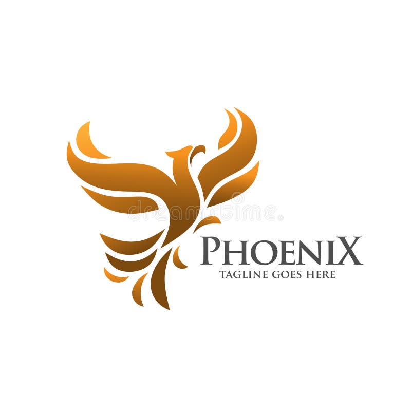 Vettore di logo di Phoenix illustrazione di stock Vettore di logo di Phoenix illustrazione di stock
