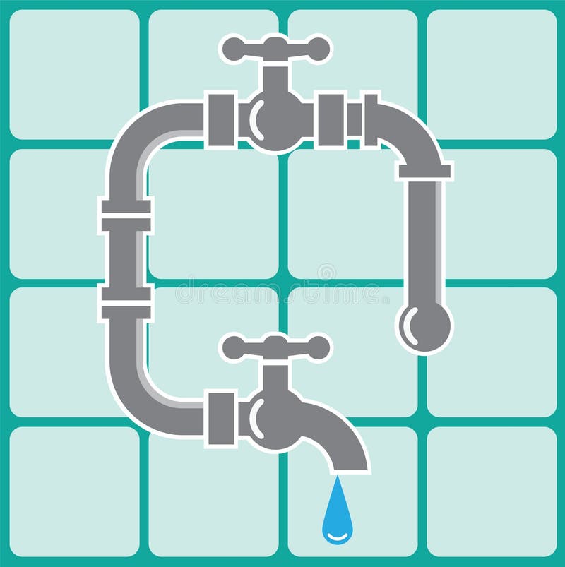 Plumbing pipe icon vector and tiles eps file. Plumbing pipe icon vector and tiles eps file