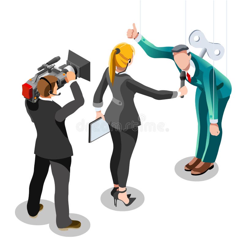 Vettore Peopl isometrico del sistema di politica di Infographic di notizie di elezione illustrazione di stock Vettore Peopl isometrico del sistema di politica di Infographic di notizie di elezione illustrazione di stock