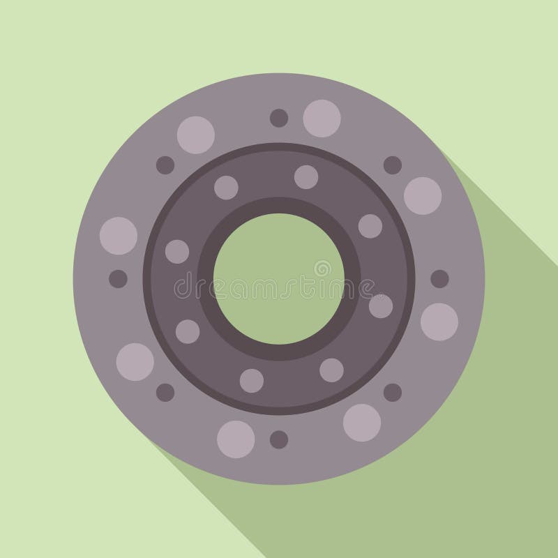 Vettore piatto icona disco di bloccaggio. kit automatico royalty illustrazione gratis