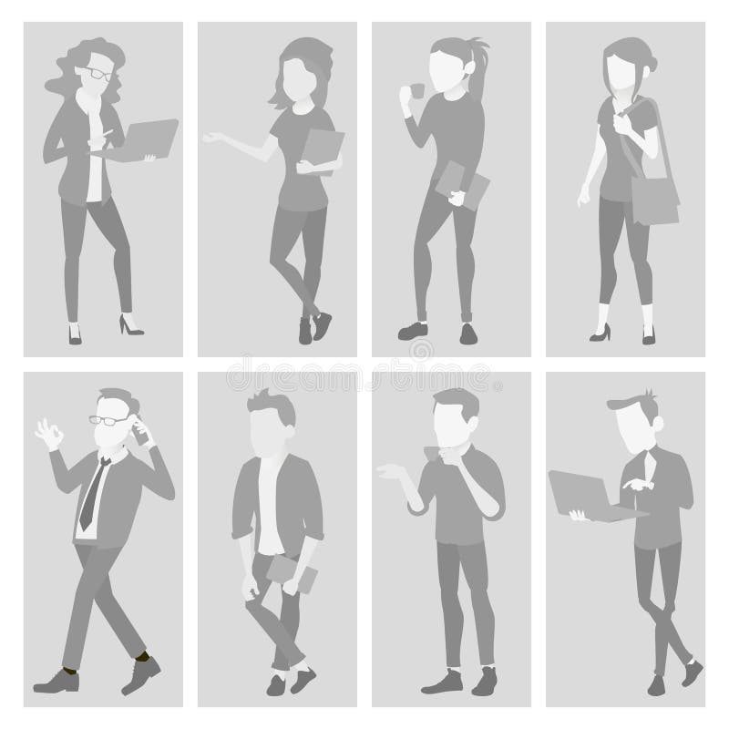Vettore stabilito dell'avatar predefinito del segnaposto Profilo Gray Picture Ritratto integrale Uomo, foto della donna Uomo d'af royalty illustrazione gratis Vettore stabilito dell'avatar predefinito del segnaposto Profilo Gray Picture Ritratto integrale Uomo, foto della donna Uomo d'af royalty illustrazione gratis