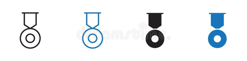 Vettoriale di set di grafici lineari per l'icona media in nero royalty illustrazione gratis