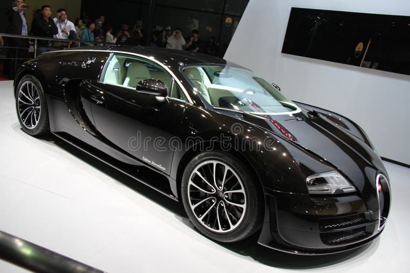 Veyron de Bugatti imagem de stock royalty free Veyron de Bugatti imagem de stock royalty free