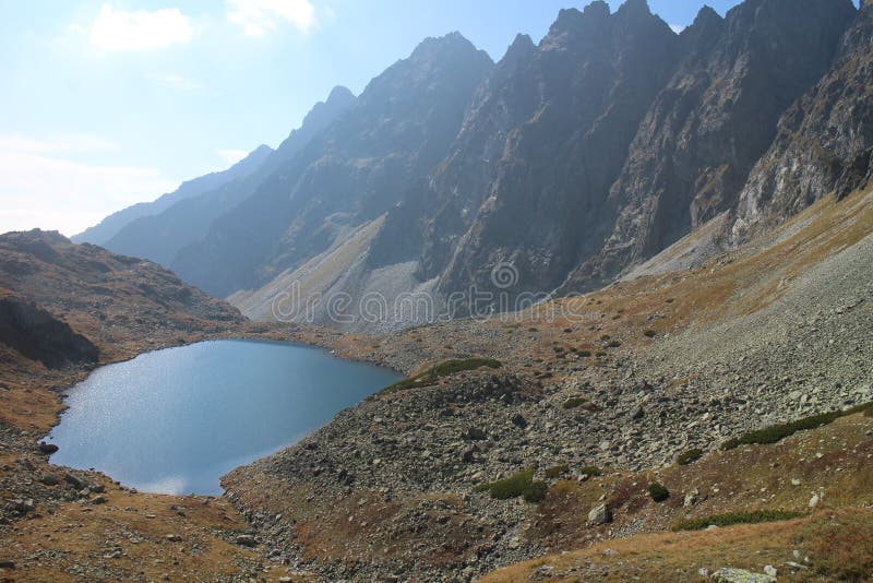 VeÄ¾kÃ© Hincovo pleso lake in Mengusovska dolina valley, High Tatras