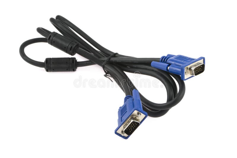 VGA cable royalty free stock image