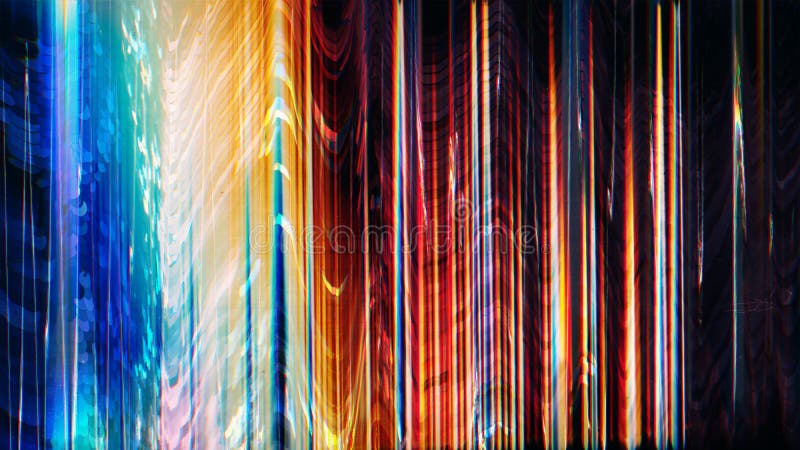 VHS Glitch Effect Photoshop Texture Overlay (Abstract)