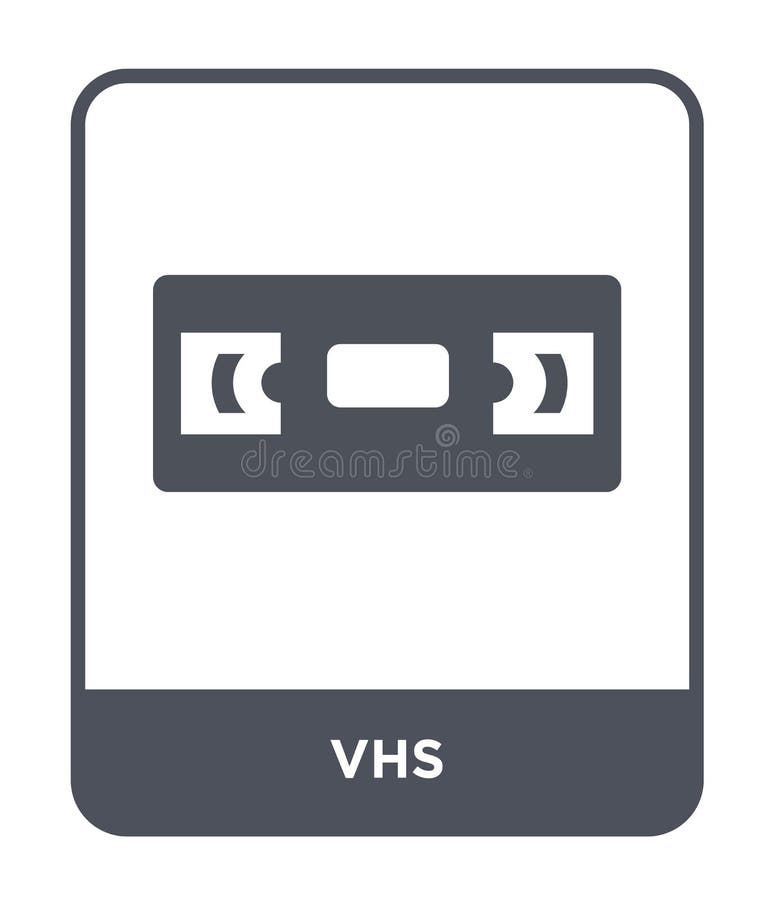 vhs ikona w modnym projekta stylu vhs ikona odizolowywająca na białym tle vhs wektorowej ikony prosty i nowożytny płaski symbol d royalty ilustracja vhs ikona w modnym projekta stylu vhs ikona odizolowywająca na białym tle vhs wektorowej ikony prosty i nowożytny płaski symbol d royalty ilustracja