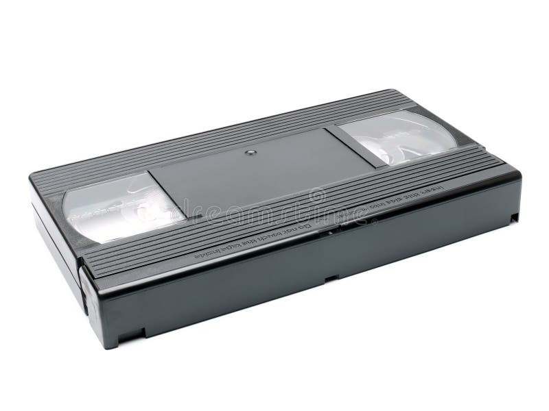 VHS tape stock photo