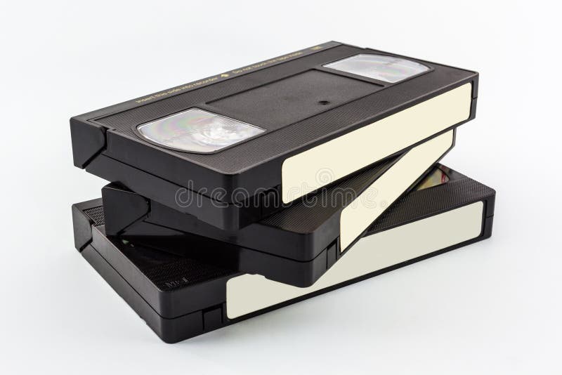 VHS video cassette. royalty free stock image