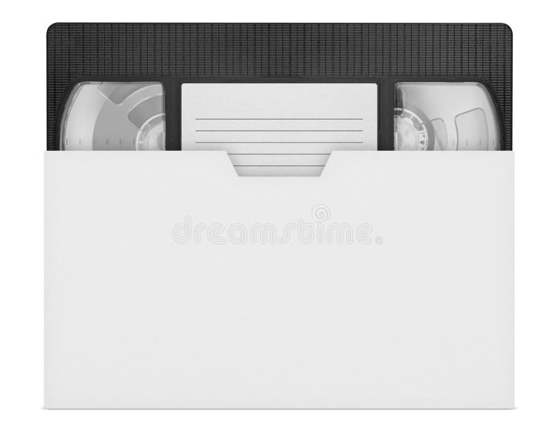 Download VHS Video Tape Mockup. Analog Movie Cassette Box With Copy ...