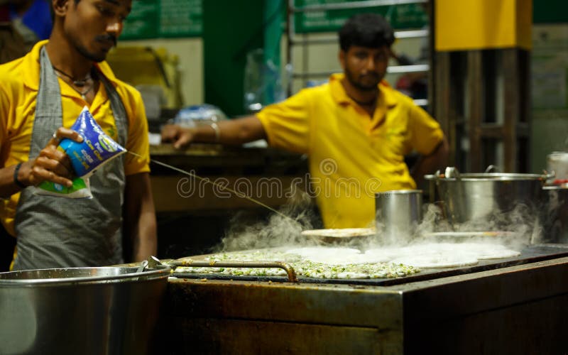 Via dell'alimento - Bangalore/Bengaluru immagini stock Via dell'alimento - Bangalore/Bengaluru immagini stock