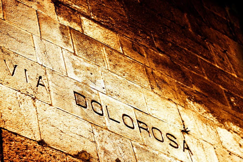 Via Dolorosa (Jesuss väg till Golgatha)