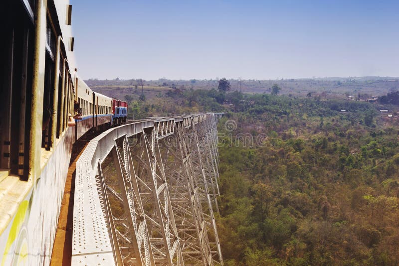 Viaducto de Goteik, Shan State, Myanmar (Birmania)