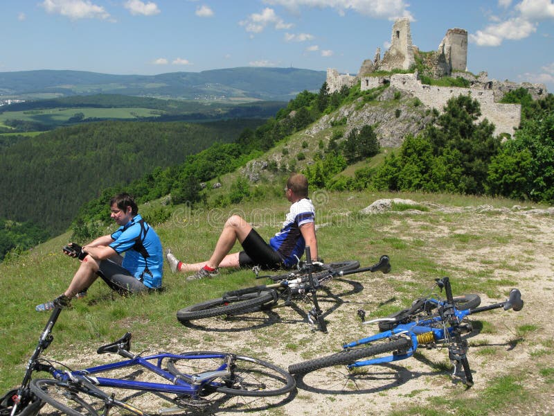 Viaggio della bici fotografia stock Viaggio della bici fotografia stock
