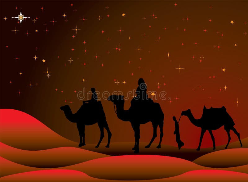 Viaggio di natale royalty illustrazione gratis Viaggio di natale royalty illustrazione gratis