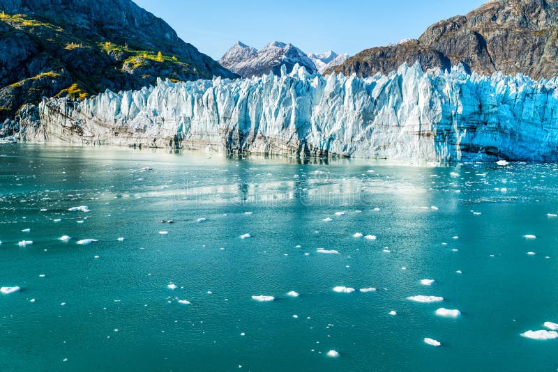 Viaje de vacaciones en crucero de Glacier Bay Alaska El calentamiento global y el cambio climático con el hielo que se derrite Ba
