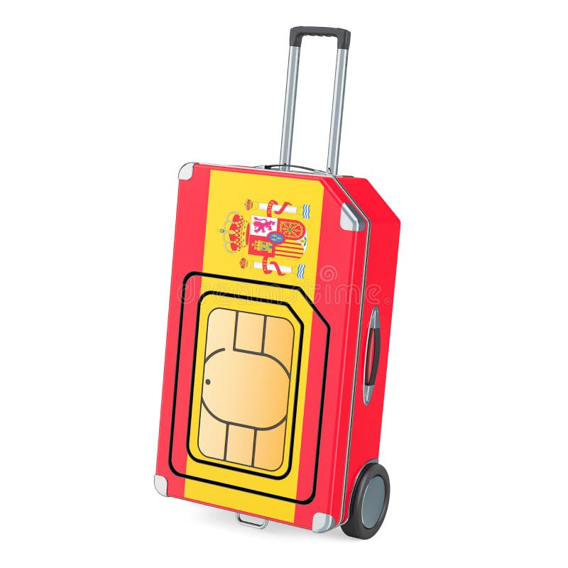 Viaje Sim, vagando por y viajando en España, representación 3D libre illustration Viaje Sim, vagando por y viajando en España, representación 3D libre illustration