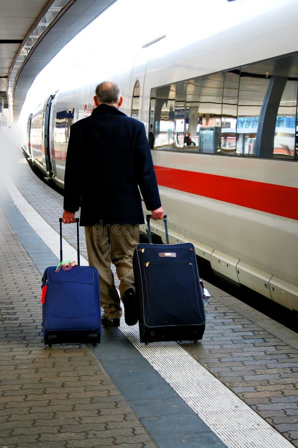 Viajero del tren imagen de archivo libre de regalías Viajero del tren imagen de archivo libre de regalías