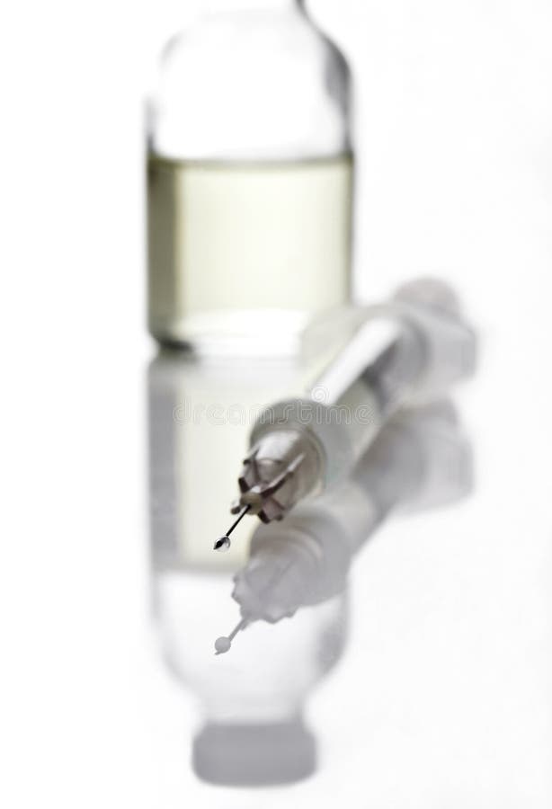 Vial and Syringe stock image. Image of treatment, anabolics 36323699