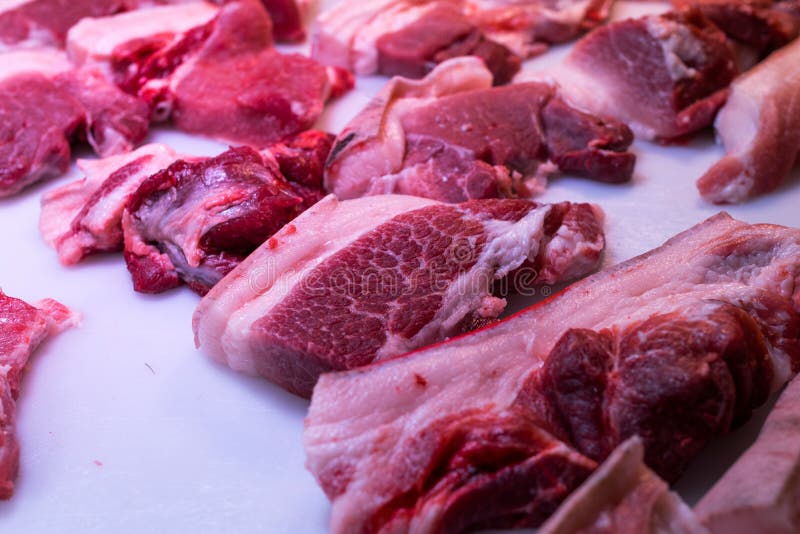 Viande de porc photographie stock libre de droits Viande de porc photographie stock libre de droits