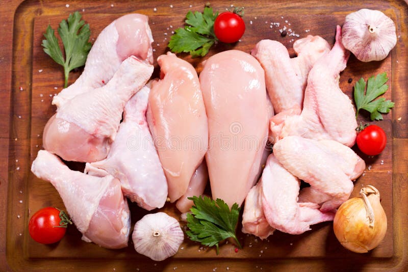 Viande fraîche de poulet