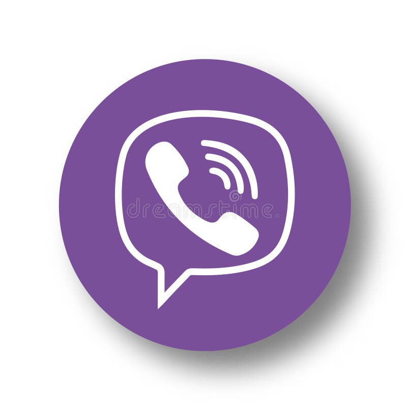 purple viber icon purple viber icon