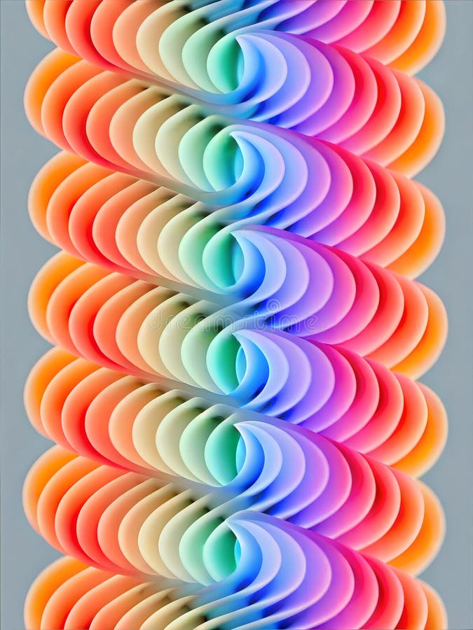 Vibrant Abstract Design with Flowing Colors royalty free stock photography