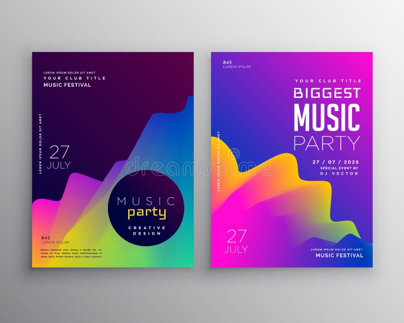 Event Flyer Template Stock Illustrations 251048 Event Flyer Template