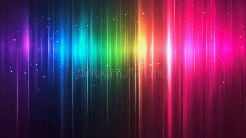 Vibrant Abstract Neon Background with Colorful Gradients and Glowing ...