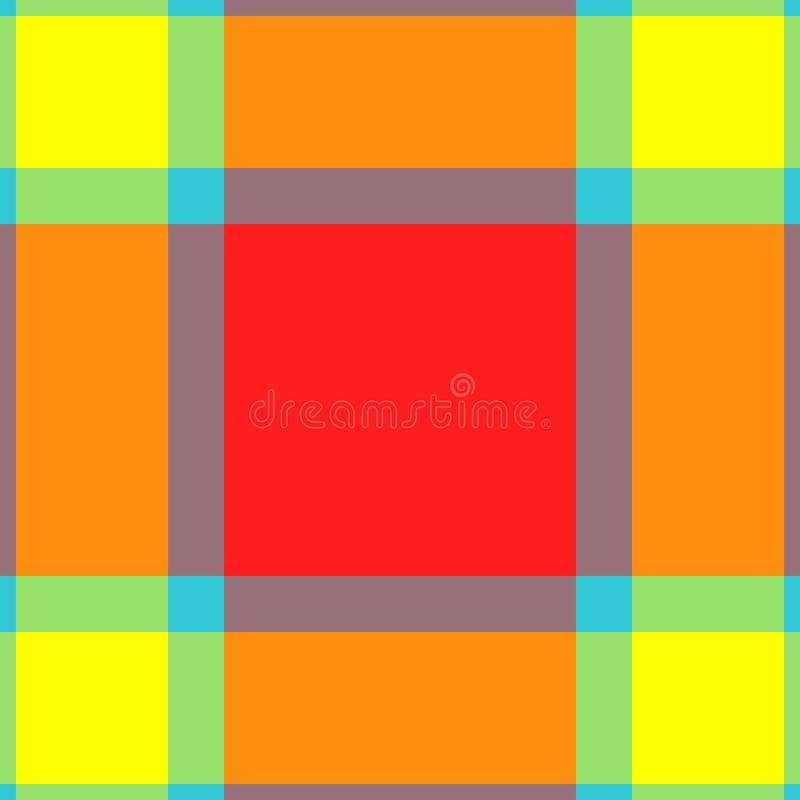 Vibrant abstract plaid pattern in bold, joyful colors. Perfect for backgrounds, textiles, or modern design projects vector illustration