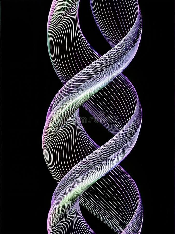 Vibrant Abstract Swirling Geometric Design stock images