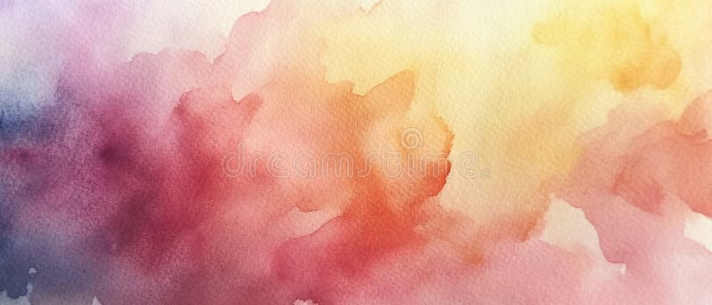 Vibrant Abstract Watercolor Spectrum Background Colorful Wash Texture with Fluid Gradient and Artistic Blend royalty free illustration