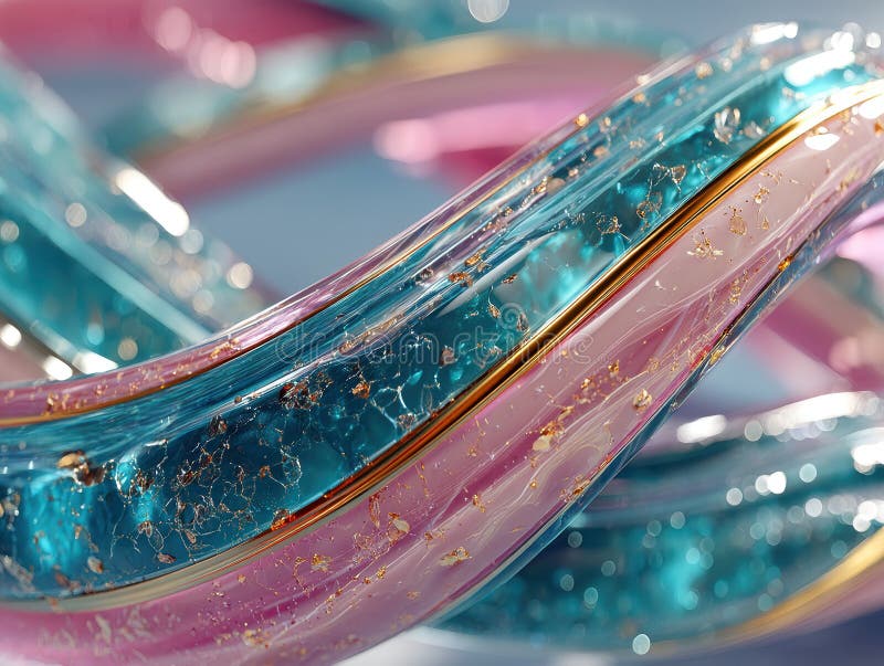 Vibrant array of unique, colored glass pieces with various shapes and designs twisted, smooth, texture or sparkle royalty free stock image