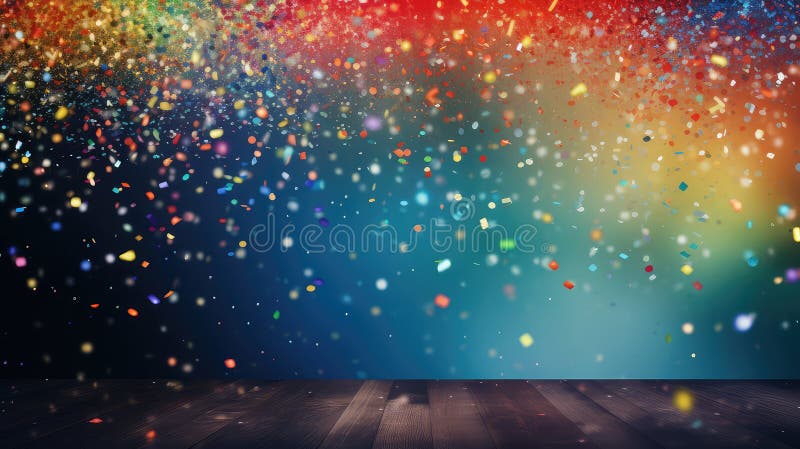 Vibrant banner rainbow background stock illustration