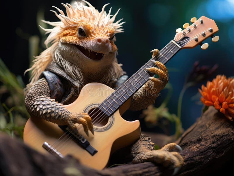 Dragon Guitar Royalty-Free Images, Stock Photos & Pictures