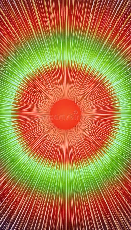 Vibrant circular pattern with radiant colors for mobile backgrounds royalty free illustration