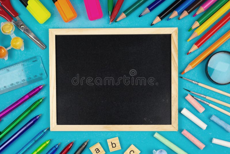 A vibrant collection of essential school supplies for engaging creative learning and exciting classroom activities. Alphabet project stock images, royalty-free photos and pictures