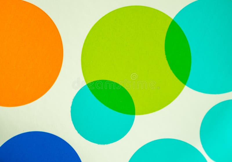 Vibrant colorful circles royalty free stock photos
