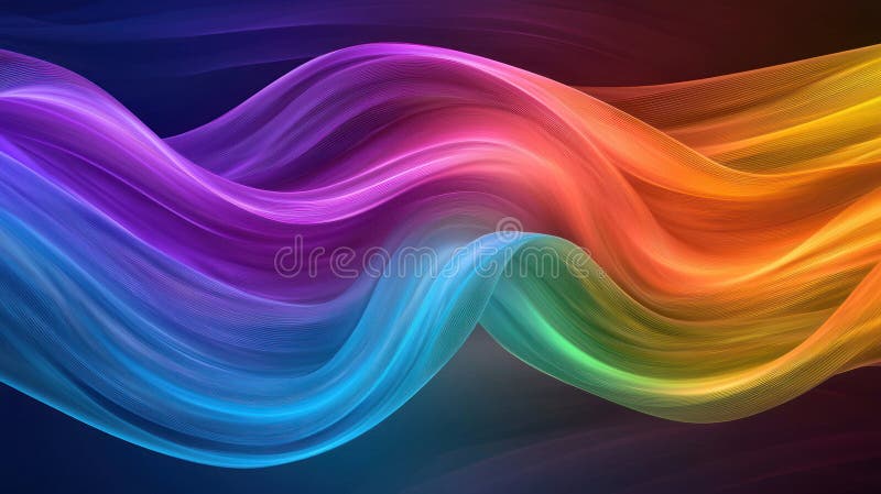 Vibrant colors swirl together in mesmerizing pattern, creating dynamic visual experience royalty free stock photo