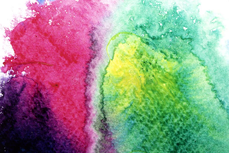 A Vibrant colour ink splash rainbow paint background. Dynamic colour stock images, royalty-free photos and pictures